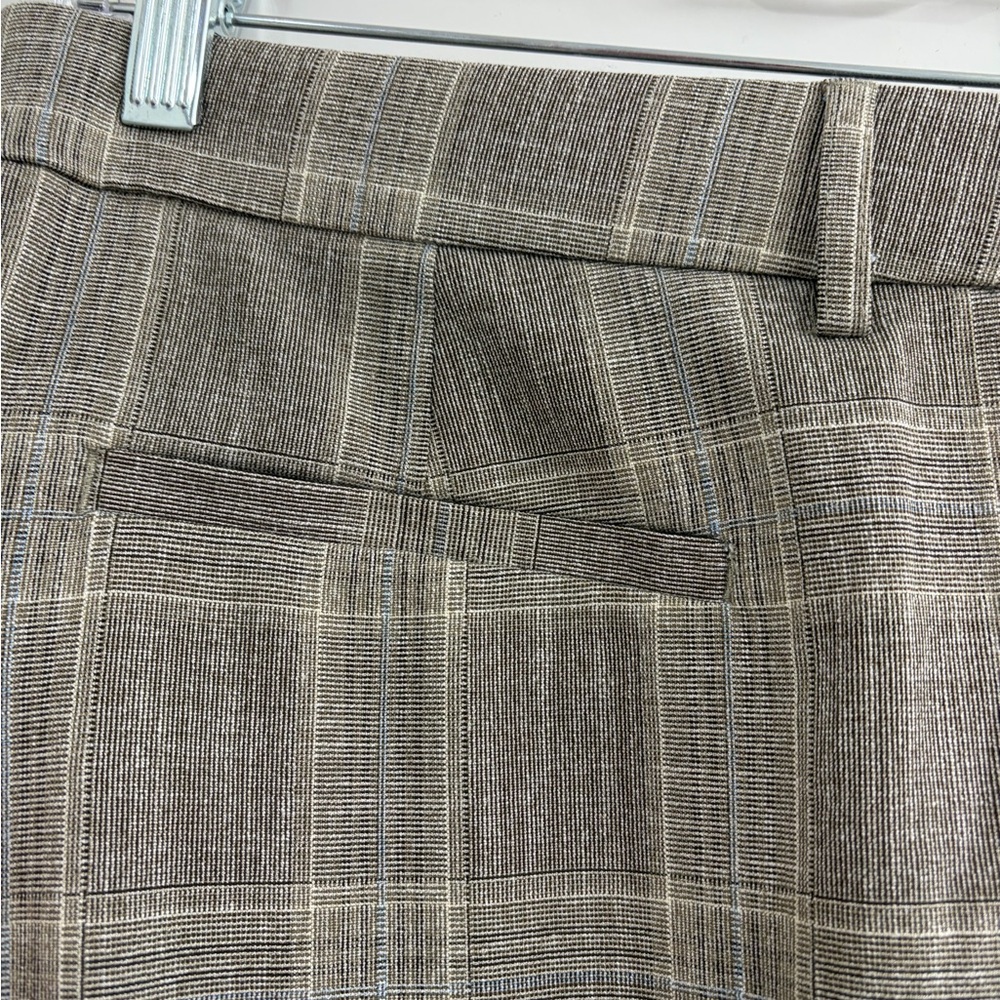 NWT Express Editor Plaid Mid Rise Bootcut Pant size 14 - Picture 5 of 8
